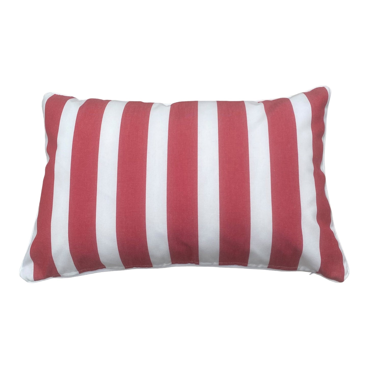 OUTDOOR KISSEN STREIFEN ROT MIT KEDEROutdoor Kissen