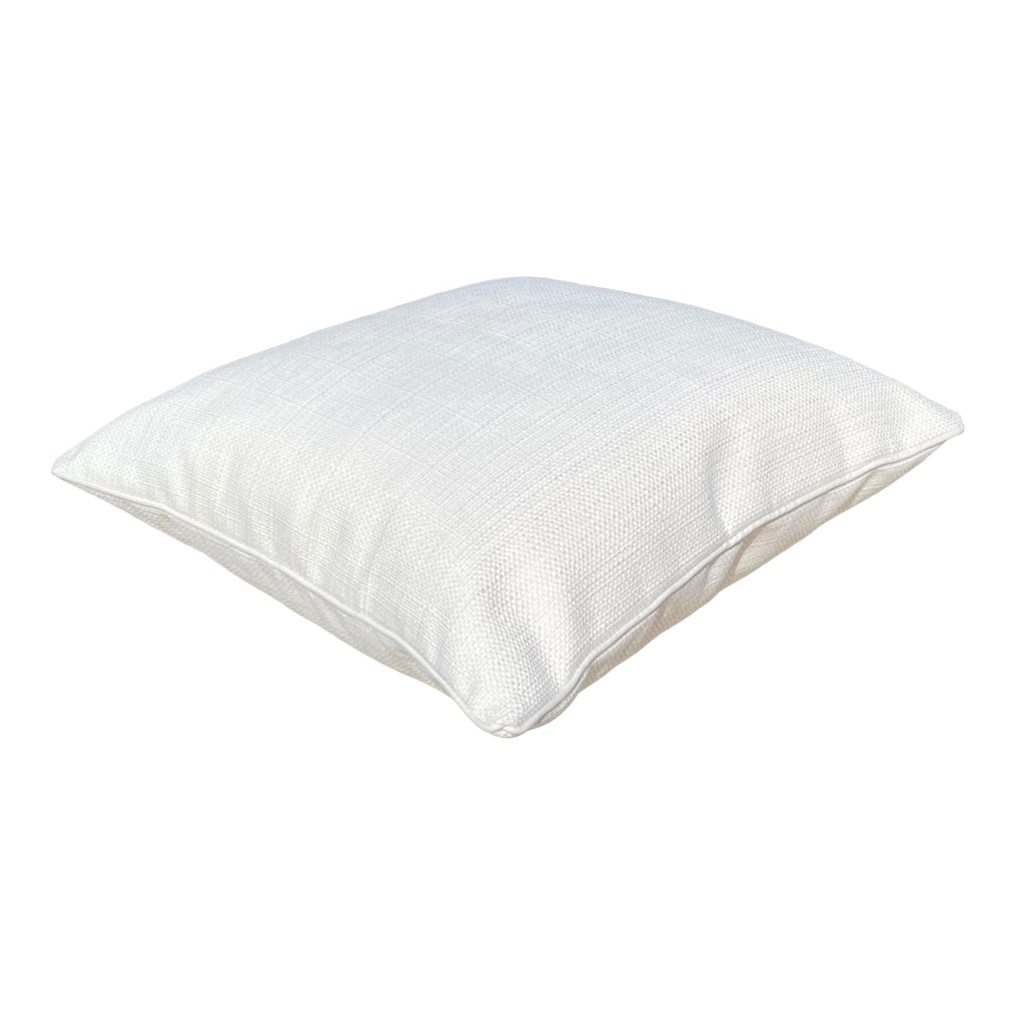 OUTDOOR KISSEN WEIß MIT MUSTER ,,ELBA'' MIT KEDEROutdoor Kissen