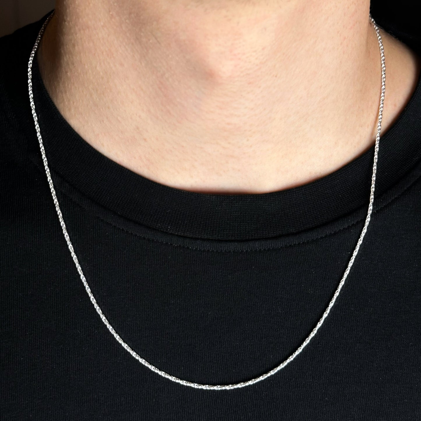 Kordelkette Silberkette 925 Sterling Silber Spezial Kette 2,2mm