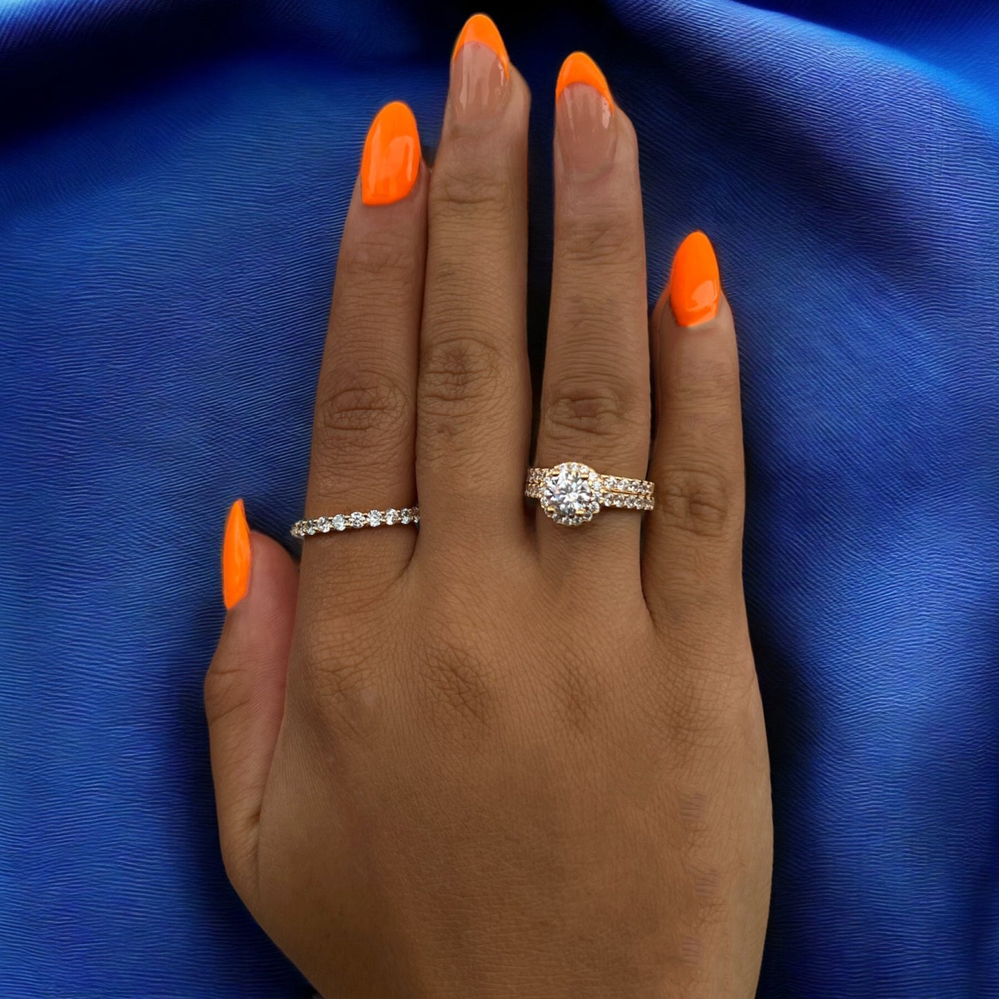 RING GRAZ - SILBER 18K VERGOLDET, MIT ZIRKONIA