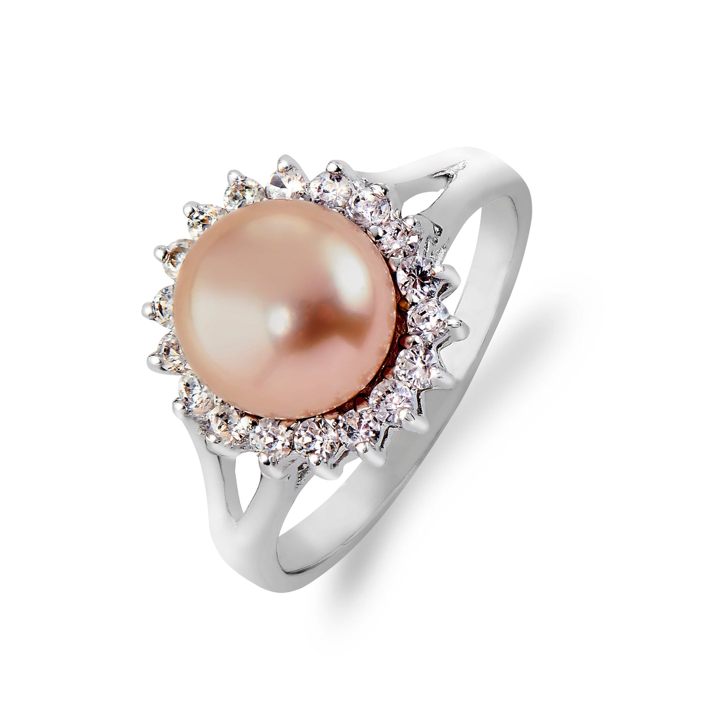 RING HAWAII - 925 Silber mit edlem Zirkonia Aufsatz
