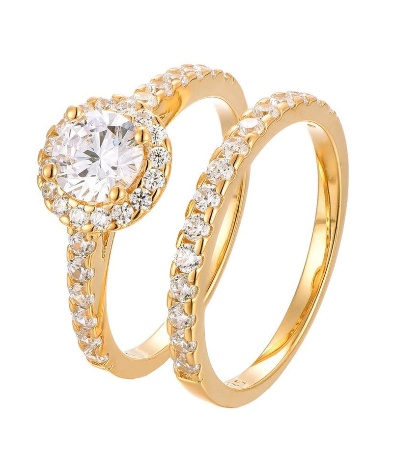 Damen 925silber 18K vergoldet in 925 Sterling Silber Golden Hour