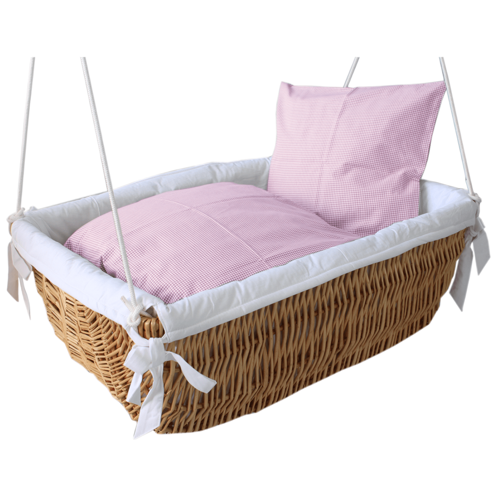 Baby Hängekorb Rosa | Babywiege zum Aufhängen aus BaumwolleHängekorb