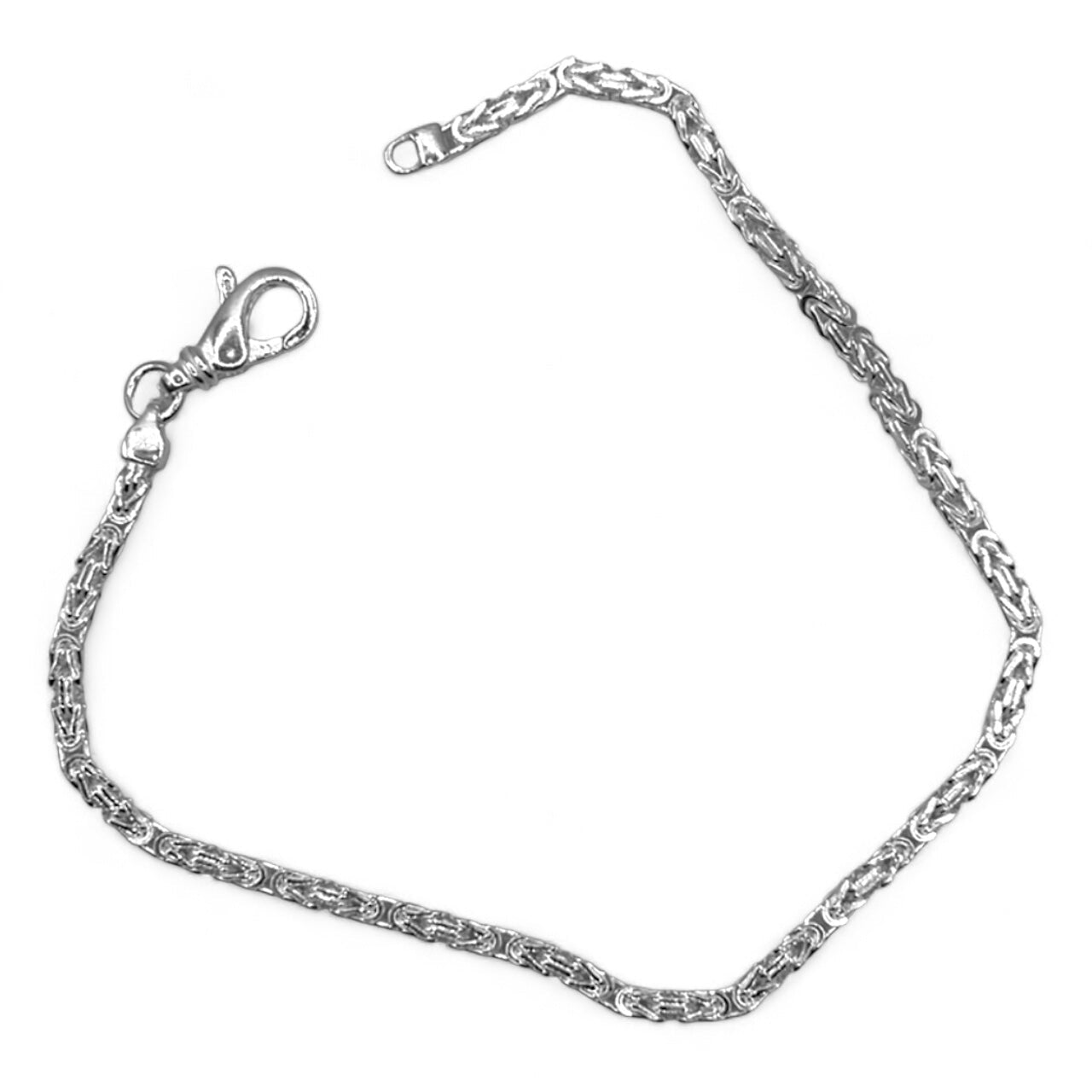 Königsarmband Herren 2.5 mm aus 925 Sterling SilberAnhänger & Kette
