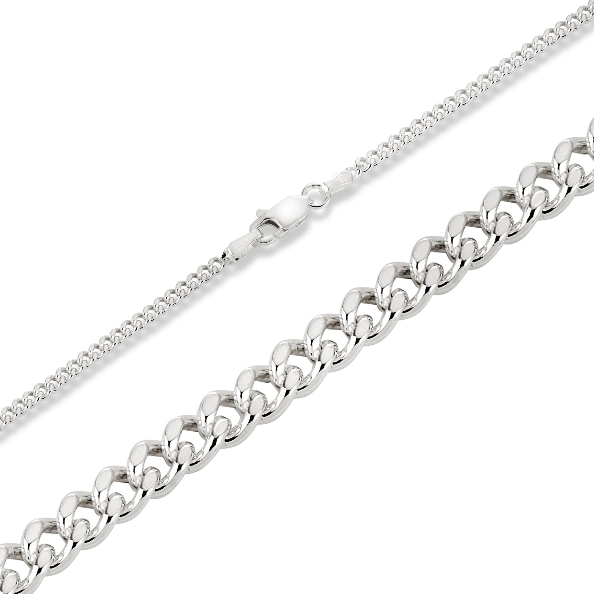 Miami Cuban Link Chain 3mm - 925 SilberketteKette