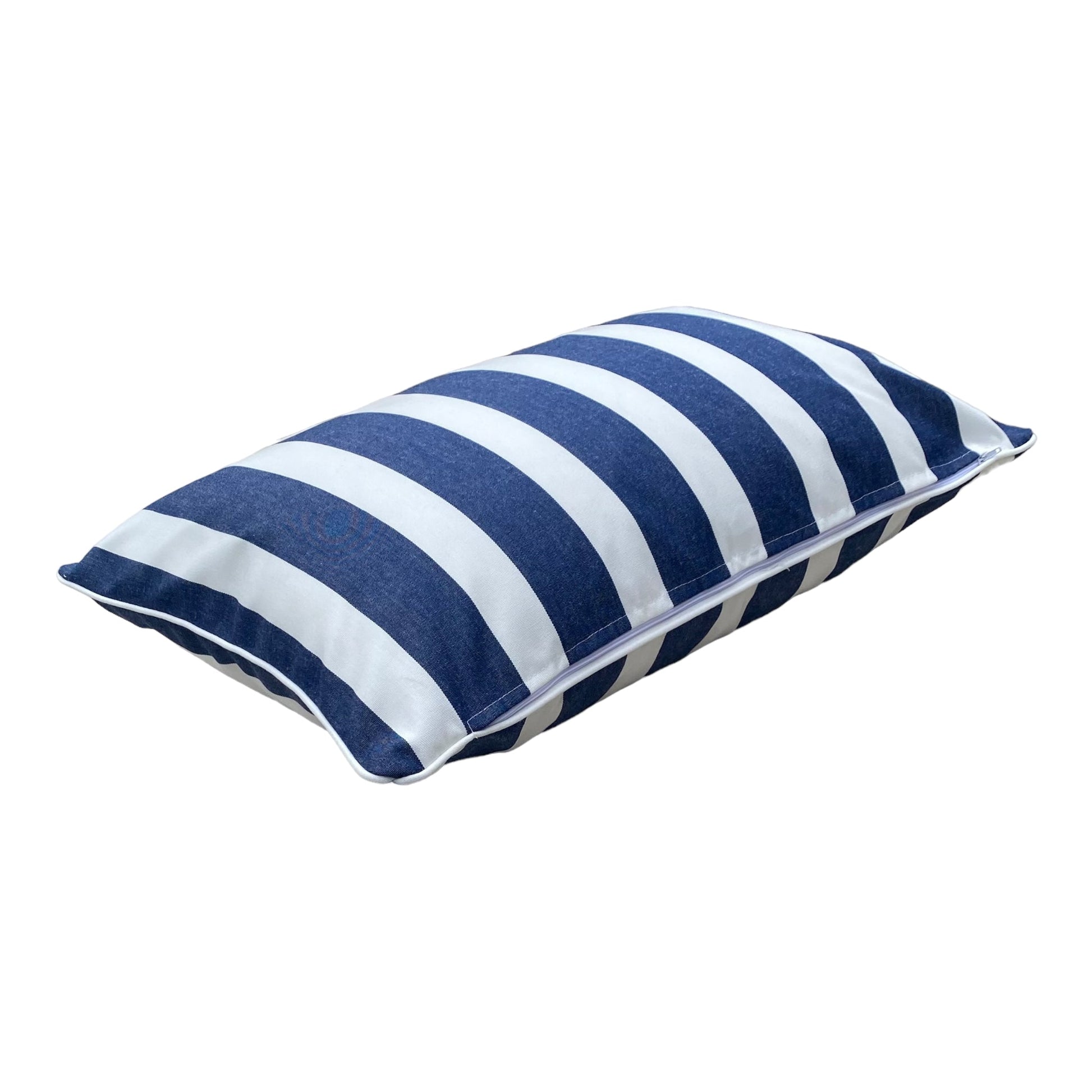 OUTDOOR KISSEN STREIFEN MARINE BLAUOutdoor Kissen