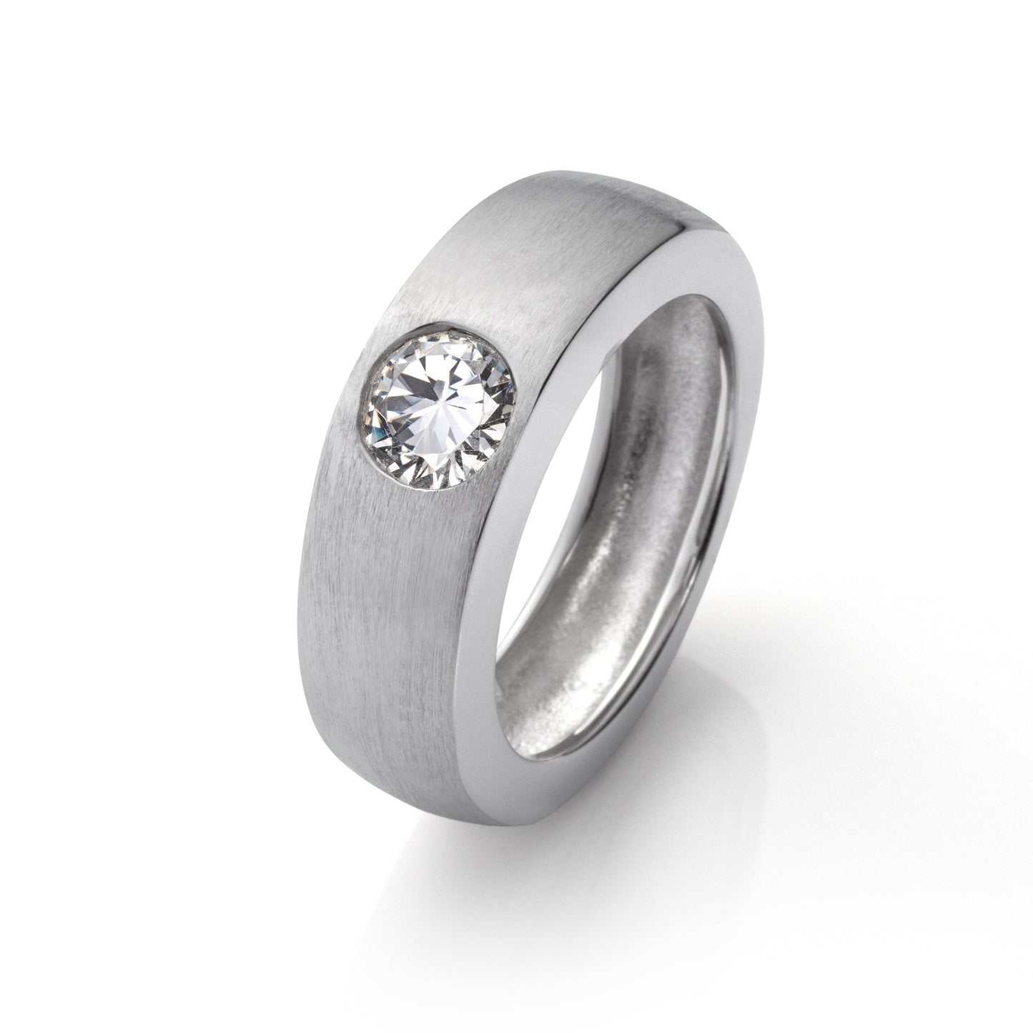 RING BARDOLINO - 925 Silber mit edlem Zirkonia Aufsatz