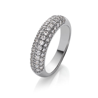 RING LAZISE - 925 Silber mit edlem Zirkonia Aufsatz