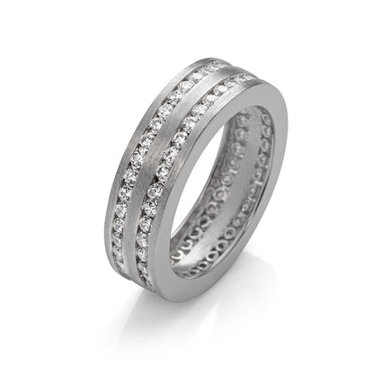 RING MIAMI - 925 Silber mit Zirkonia Aufsatz